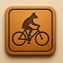 icon_animals_bicycle_embossed icon preview