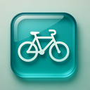 icon_animals_bicycle_glassy icon preview