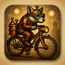 icon_animals_bicycle_steampunk icon preview