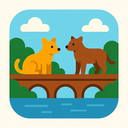 icon_animals_bridge_flat_design icon preview