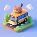 icon_animals_bus_3d_isometric icon preview