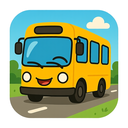 icon_animals_bus_cartoon icon preview