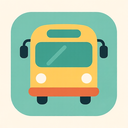 icon_animals_bus_flat_pastel icon preview