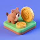icon_animals_coin_3d_isometric icon preview
