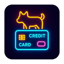 icon_animals_credit_card_neon icon preview