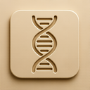 icon_animals_dna_strand_embossed icon preview