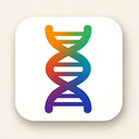 icon_animals_dna_strand_gradient icon preview