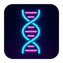 icon_animals_dna_strand_neon icon preview