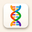 icon_animals_dna_strand_vibrant_colors icon preview