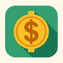 icon_animals_dollar_sign_flat_design icon preview