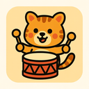 icon_animals_drum_cartoon icon preview