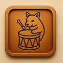 icon_animals_drum_embossed icon preview