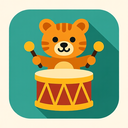 icon_animals_drum_flat_design icon preview