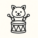 icon_animals_drum_line_art icon preview