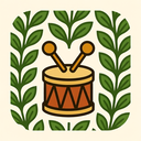 icon_animals_drum_organic_pattern icon preview