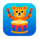 icon_animals_drum_vibrant_colors icon preview