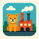 icon_animals_factory_flat_design icon preview