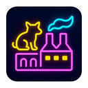 icon_animals_factory_neon icon preview