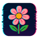icon_animals_flower_digital_glitch icon preview