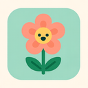 icon_animals_flower_flat_pastel icon preview