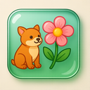icon_animals_flower_glassy icon preview