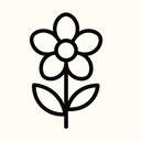 icon_animals_flower_minimal_outline icon preview