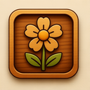 icon_animals_flower_wooden icon preview
