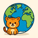 icon_animals_globe_cartoon icon preview