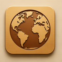 icon_animals_globe_embossed icon preview