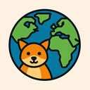 icon_animals_globe_geometric icon preview