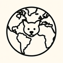icon_animals_globe_line_art icon preview