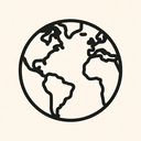 icon_animals_globe_minimal_outline icon preview