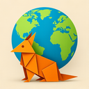 icon_animals_globe_origami icon preview