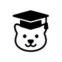 icon_animals_graduation_cap_monochrome icon preview