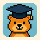 icon_animals_graduation_cap_pixel_art icon preview