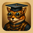 icon_animals_graduation_cap_steampunk icon preview