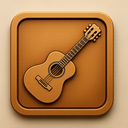 icon_animals_guitar_embossed icon preview