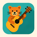 icon_animals_guitar_flat_design icon preview