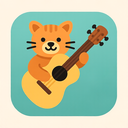 icon_animals_guitar_flat_pastel icon preview