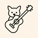 icon_animals_guitar_line_art icon preview