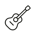 icon_animals_guitar_minimal_outline icon preview