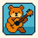 icon_animals_guitar_pixel_art icon preview