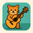 icon_animals_guitar_vector icon preview