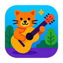 icon_animals_guitar_vibrant_colors icon preview