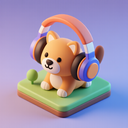 icon_animals_headphones_3d_isometric icon preview