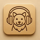 icon_animals_headphones_embossed icon preview