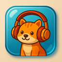 icon_animals_headphones_glassy icon preview