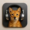 icon_animals_headphones_metallic icon preview