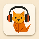 icon_animals_headphones_origami icon preview