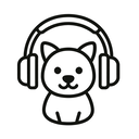 icon_animals_headphones_outline icon preview